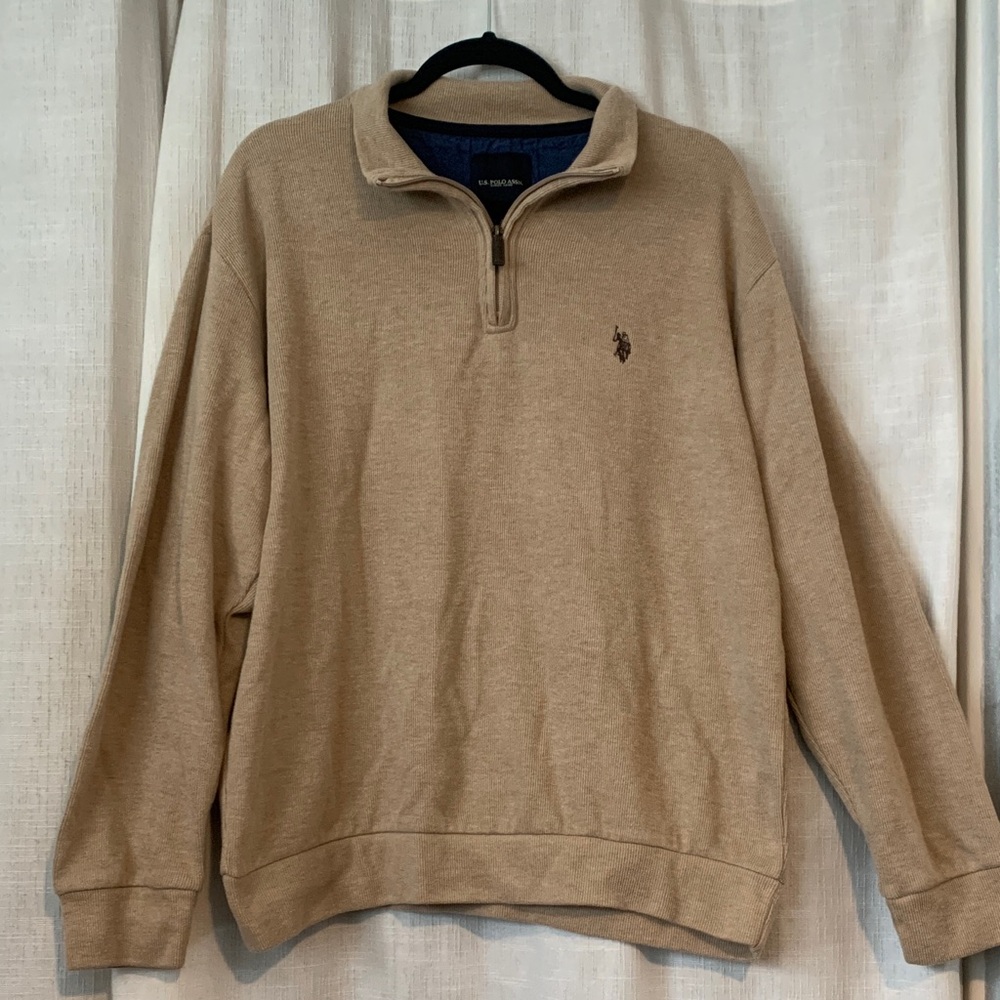 U.S.Polo Assn. Men’s 1/4 zip Sweater sz XL